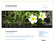 Tablet Screenshot of europebybike.info